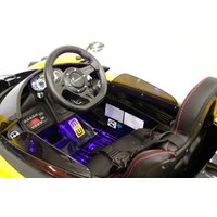 Электромобиль RiverToys Pagani Zonda Cinque A009AA (желтый)