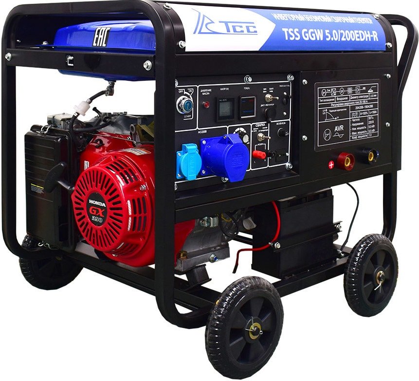 

Бензиновый генератор ТСС GGW 5.0/200EDH-R (HONDA GX390)