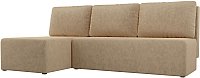 

Угловой диван Mio Tesoro Берген 179 левый (микровельвет, бежевый)