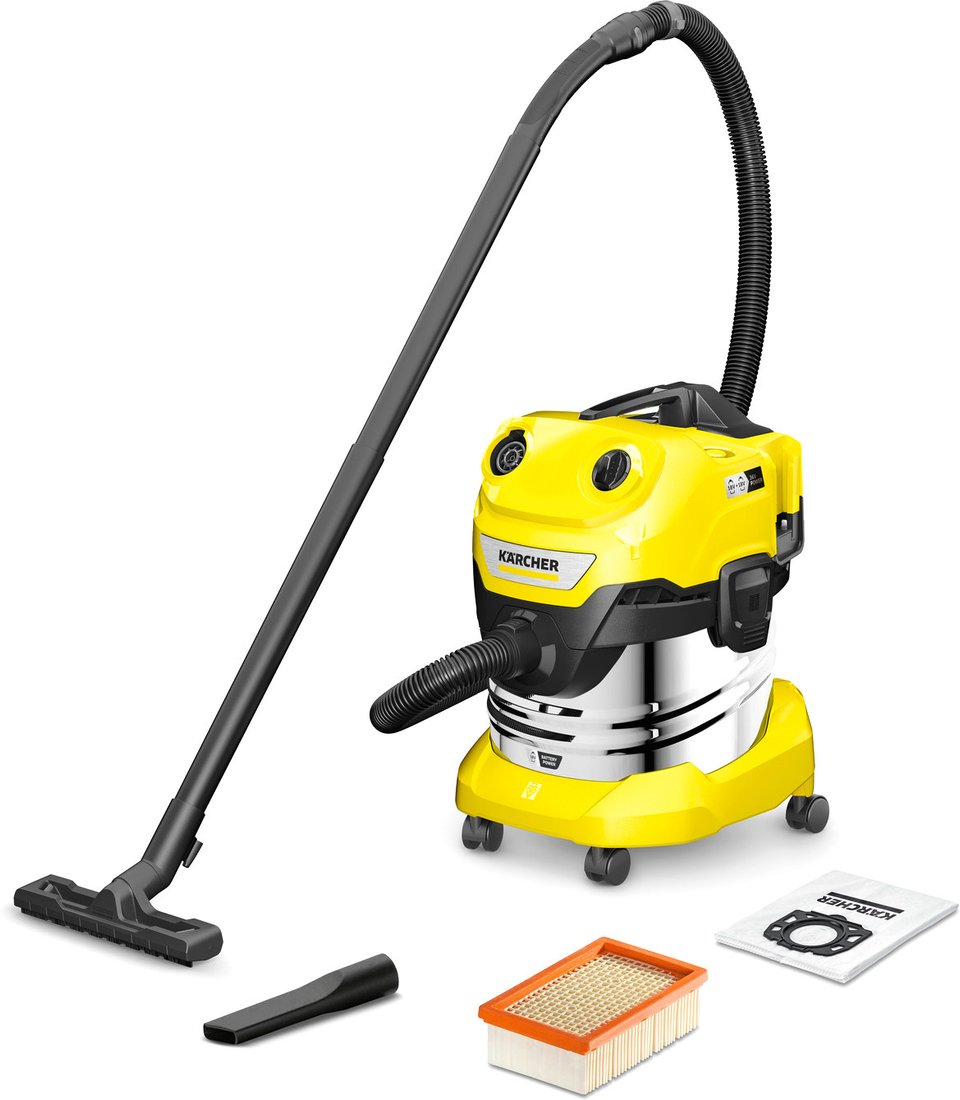 Пылесос Karcher WD 4-18 S Dual 1.628-625.0 (без АКБ)