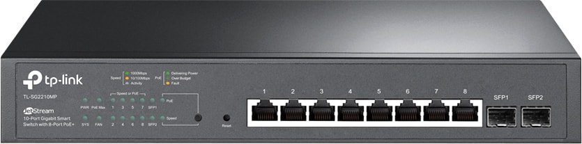 

Настраиваемый коммутатор TP-Link TL-SG2210MP