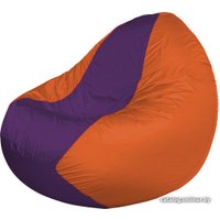 Кресло-мешок Flagman Classic К2.1-164 (оранжевый/фиолетовый)