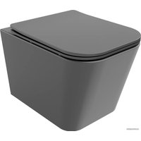 Унитаз подвесной Mexen Teo 30854071 (темно-серый матовый) (без бачка)