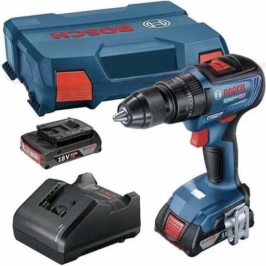 

Ударная дрель-шуруповерт Bosch GSB 18V-50 Professional 06019H5120 (с 2-мя АКБ, кейс)