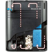 Аквариум Ferplast Dubai 100 led 190 л (черный)