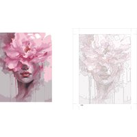 Картина по номерам Феникс+ Девушка-пион 67926