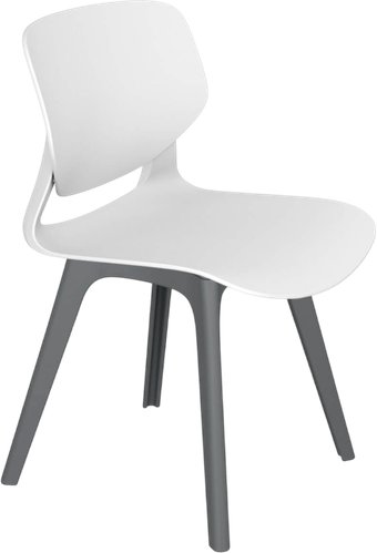Стул Sheffilton SHT-ST59/S195 (белый/темно-серый)