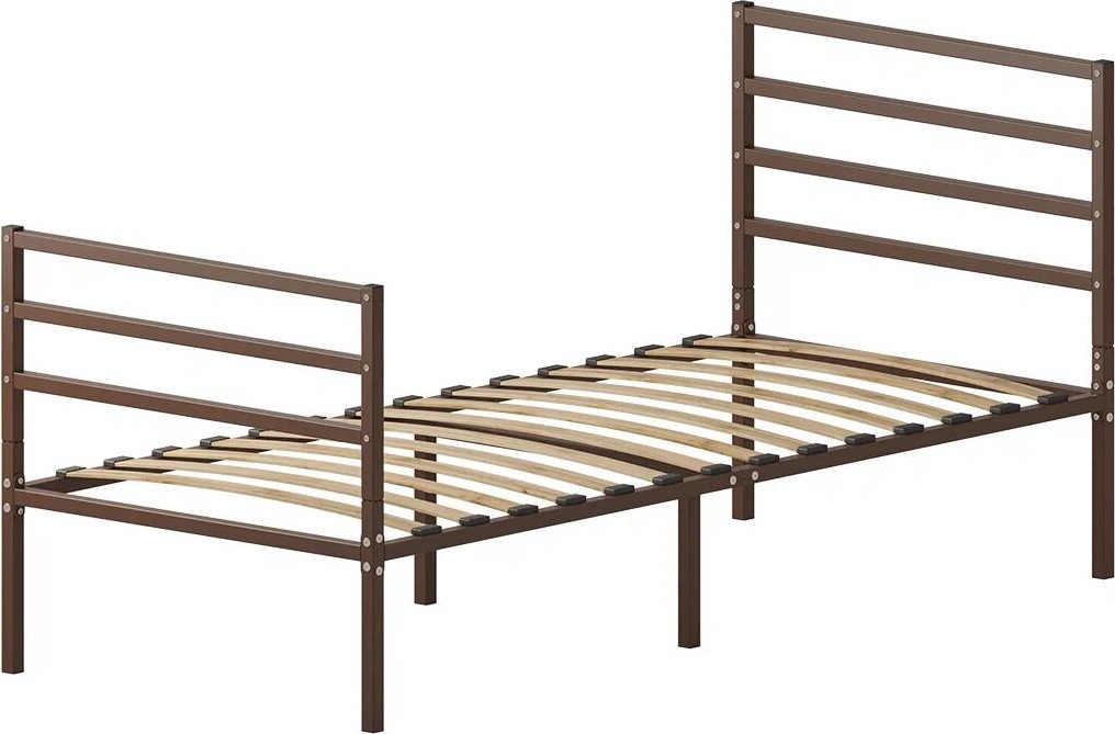 

Кровать Домаклево Металика Г4+Г3 90х200 (коричневый)