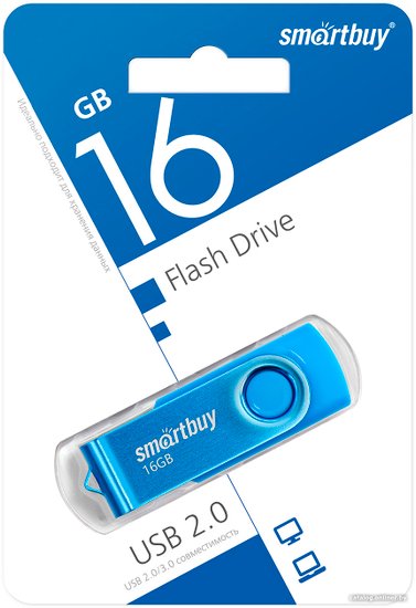 SmartBuy Twist 16GB (niebieski)