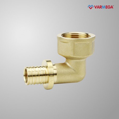 Фитинг Varmega Угол с внутренней резьбой Slide-fit 16x1/2, аксиальный VM51511