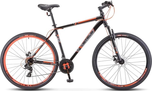 

Велосипед Stels Navigator 700 MD 27.5 F020 р.17.5 2021 (черный/красный)