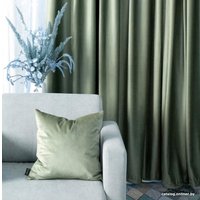 Комплект штор Nadzejka Бархат 38 на люверсах 145x260 (мята)