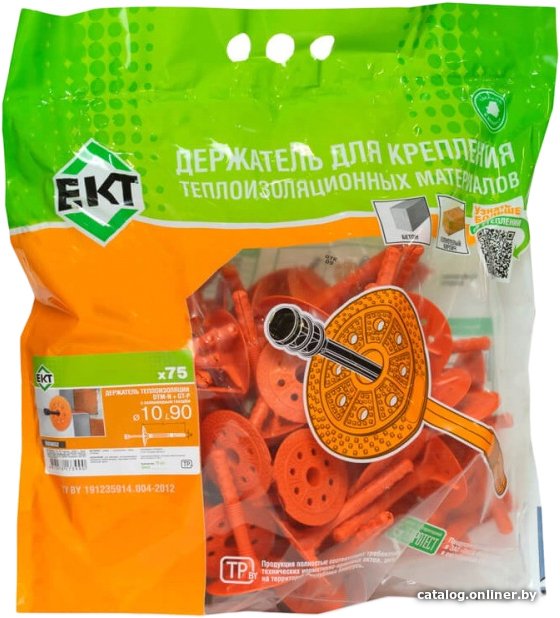 Дюбель для теплоизоляции ЕКТ B009652 (75 шт)
