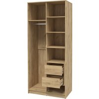 Шкаф-купе Интерлиния Концепт КТ-Ш2з (бетон портленд/дуб золотой)