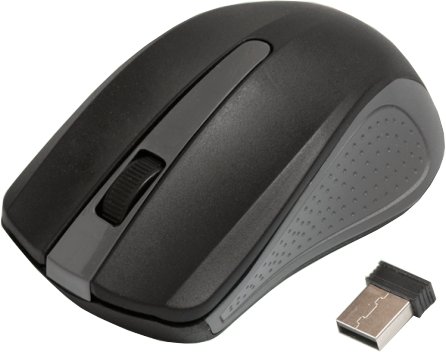 

Мышь Ritmix RMW-555 (черный/серый)