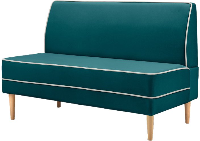 

Диван Mio Tesoro Бадди 1200 (Velutto 20/Velutto 01/натуральное дерево)