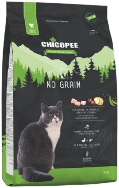 

Сухой корм для кошек Chicopee HNL No Grain 1.5 кг