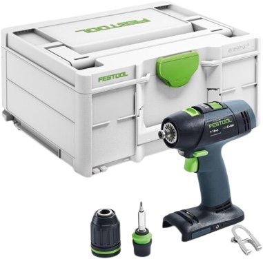 

Дрель-шуруповерт Festool T 18+3-Basic 576448 (без АКБ, кейс)