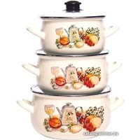 Набор кастрюль Interos Аппетит 15157