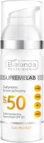 Крем солнцезащитный Bielenda Сатиновый защитный крем Home Care SPF50+ для лица 50 мл