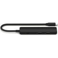 Док-станция Satechi 4-in-1 USB-C Slim Multiport Adapter 4K ST-P4SK (черный)