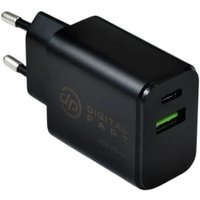 Сетевое зарядное Digital Part FC-145 20W Lightning (черный)