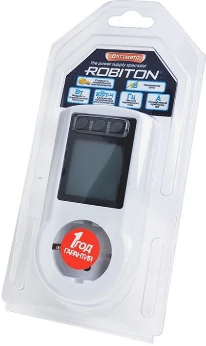 

Ваттметр Robiton PM-2 (белый)