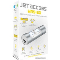 Наушники Jet.A WBS-60 (белый/серебристый)
