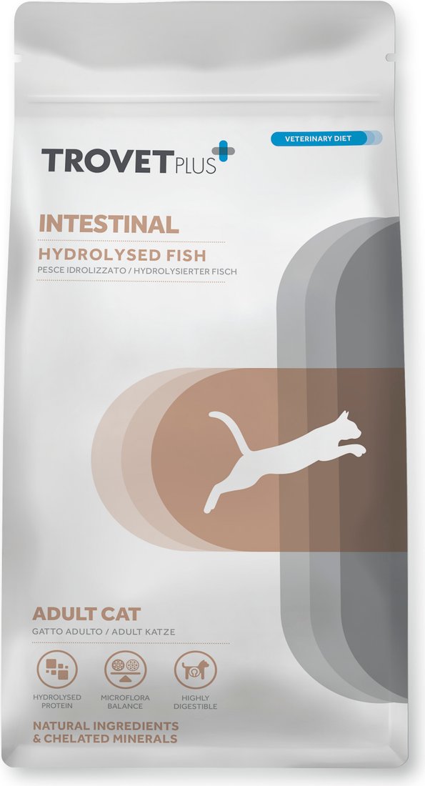 

Сухой корм для кошек Trovet Plus Intestinal Hydrolised Fresh White Fish Белая рыба с желудочно-кишечными расстройствами 5 кг