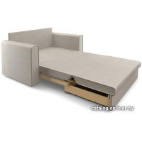 Диван Мебель-АРС Санта (бархат бежевый Star Velvet 6 Light Beige)