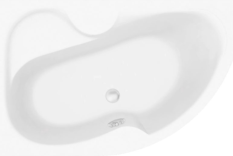 Ванна Bonito Home Arizona 170x105 L BH-AR-102-170L/Su+BH-AR-170L (с ножками и экраном)