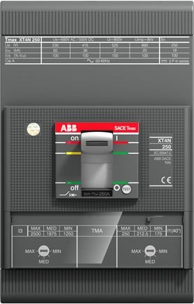 

Выключатель автоматический ABB Tmax XT4 250/250А 3P 36кА TMA 1SDA068092R1