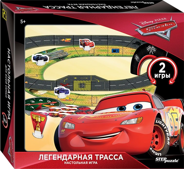 

Детская настольная игра Step Puzzle Легендарная трасса 92104