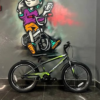 Детский велосипед Greenland Angel S 20 2026 (серый)