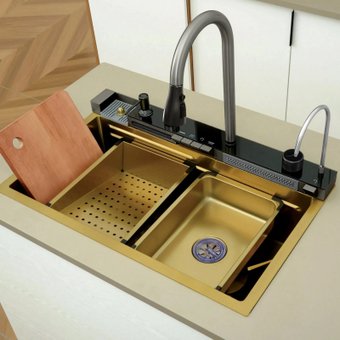 Кухонная мойка Cerruti Spa Gloria II nano gold CT10355 (золотой)