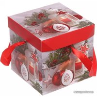Коробка подарочная Серпантин Зимний вечер 15x15x15 см 214-036