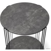 Журнальный столик Sheffilton SHT-CT33 (черный муар/мокрый асфальт)