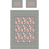 Набор текстиля для спальни Ambesonne Розовые цветы 160x220 bcsl_78045