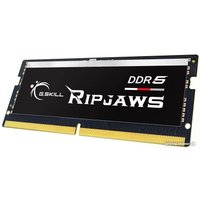 Оперативная память G.Skill Ripjaws 16ГБ DDR5 SODIMM 4800МГц F5-4800S4039A16GX1-RS