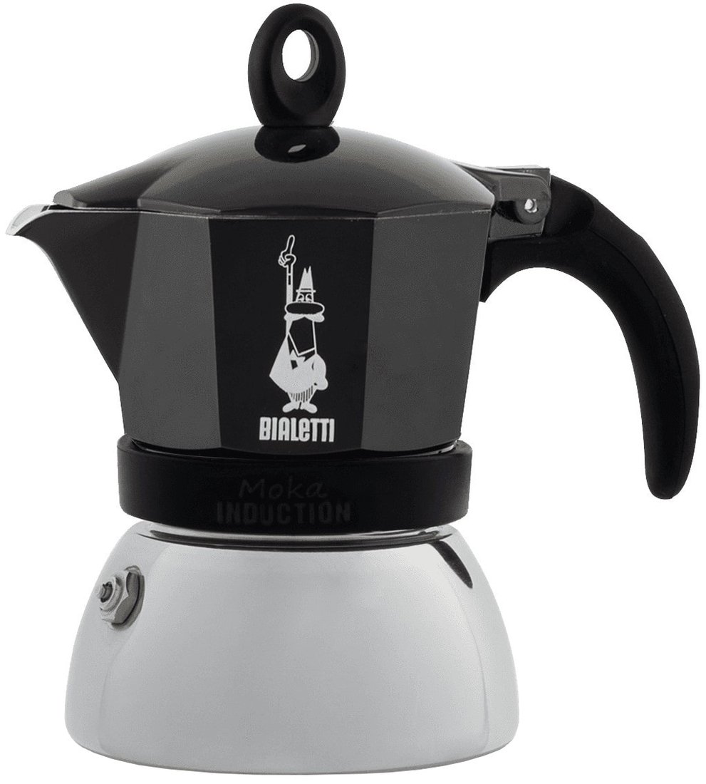 

Гейзерная кофеварка Bialetti Moka Induction (6 порций, черный)