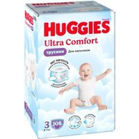 Трусики-подгузники Huggies Ultra Comfort Boy Box 3 (108 шт)