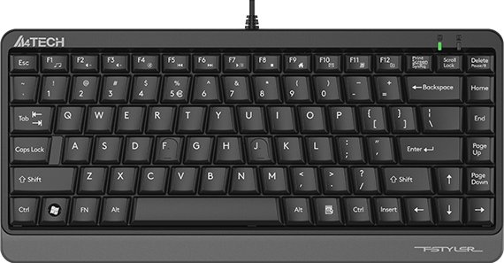 

Клавиатура A4Tech Fstyler FKS11 (черный/серый)