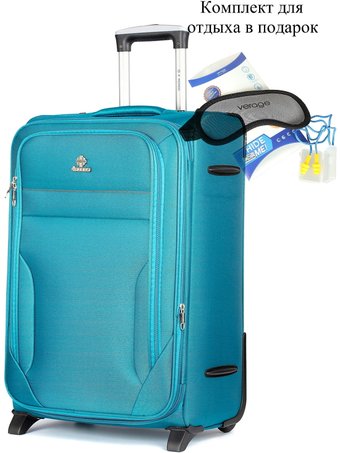 Чемодан 4 ROADS 6127-M 64 см (петролеум)