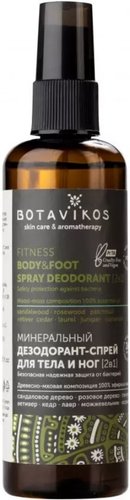 Дезодорант-спрей Botavikos Aromatherapy Fitness Минеральный 100 мл