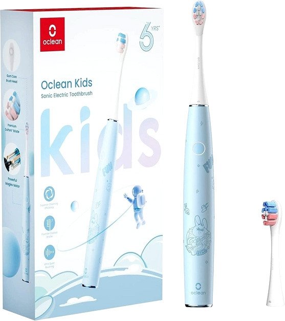 

Электрическая зубная щетка Oclean Kids (голубой)