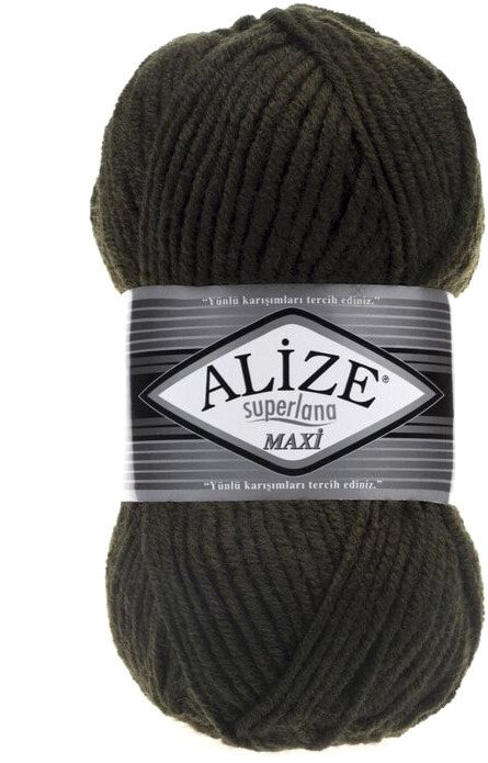 

Пряжа для вязания Alize Superlana maxi 241 (100 м, темно-зеленый)