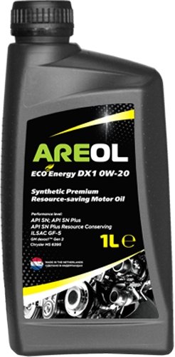

Моторное масло Areol Eco Energy DX1 0W-20 1л