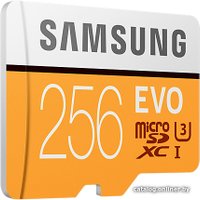 Карта памяти Samsung Evo microSDXC 256GB + адаптер