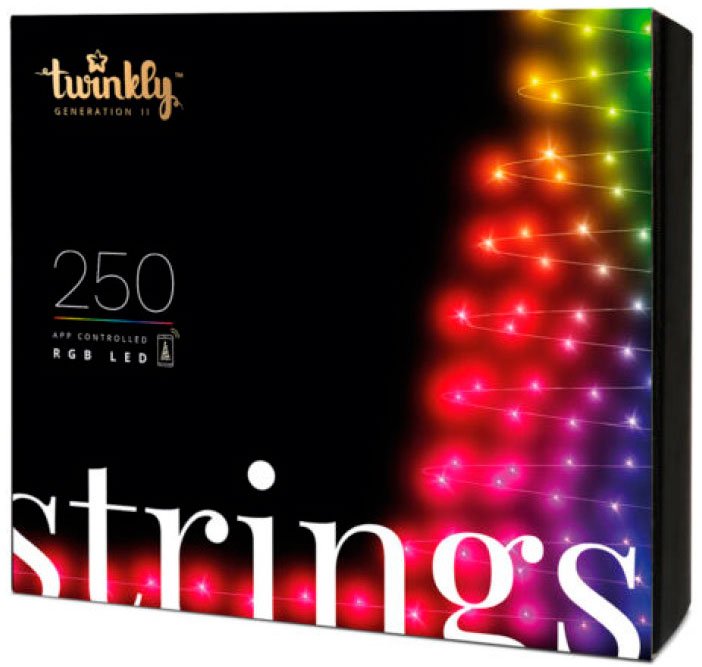 

Новогодняя гирлянда Twinkly Strings Multicolor edition 250 LED с Wi-Fi и Bluetooth