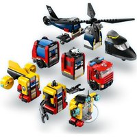 Конструктор LEGO City 60462 Вертолет, пожарная машина и подводная лодка